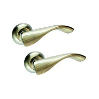 Ручки на розеті KEDR R10.049-AL AB бронза